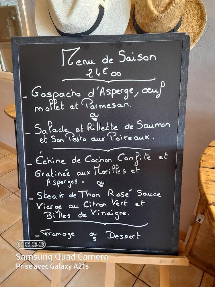 Restaurant Les Cinq B - Menu Image 1